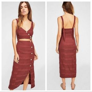 NWT | Free People Ultraviolet Midi Dress size S